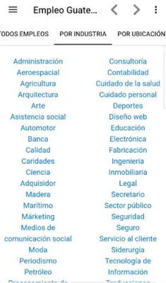 Empleo Guatemala android App screenshot 0